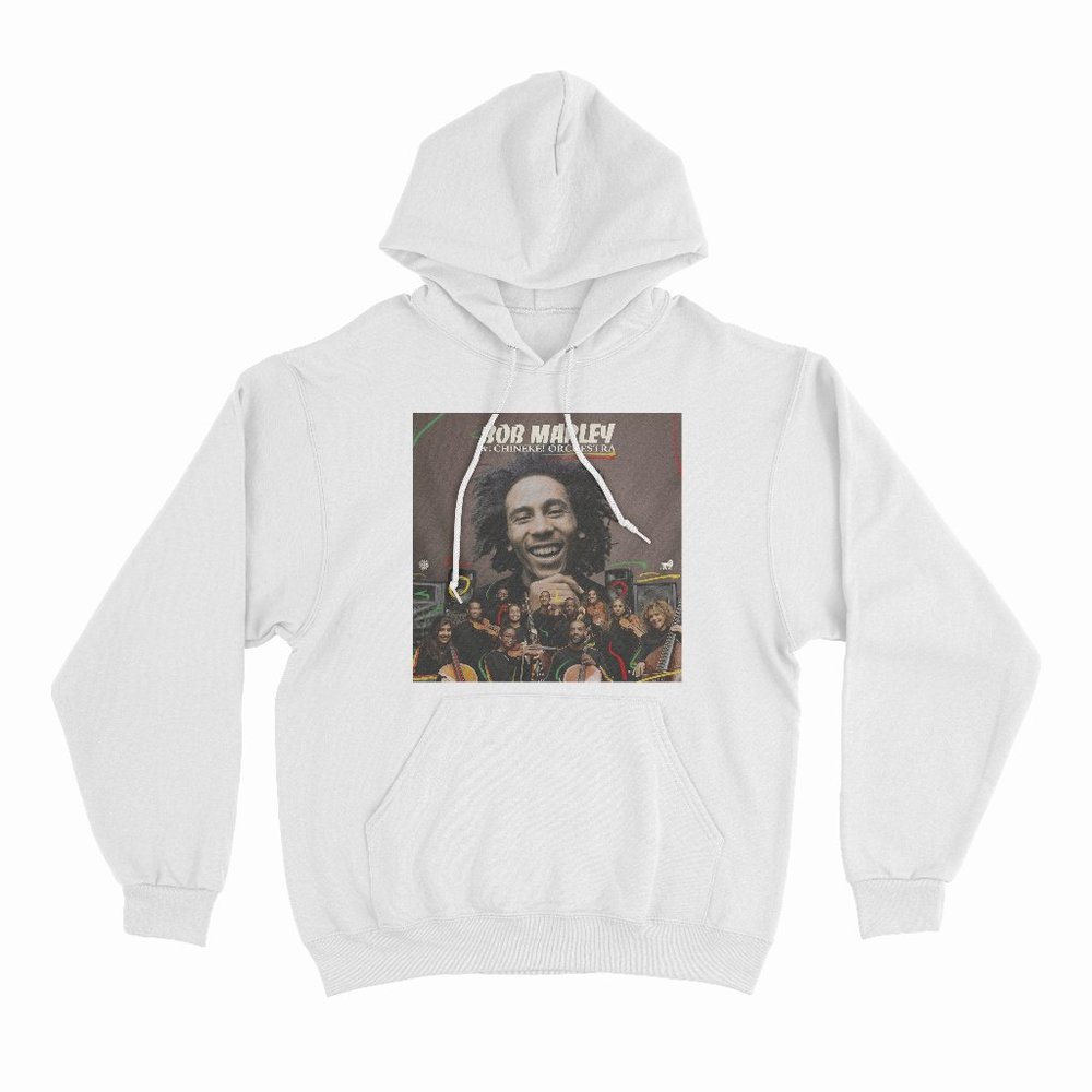 Bob Marley with The Chineke White Hoodie